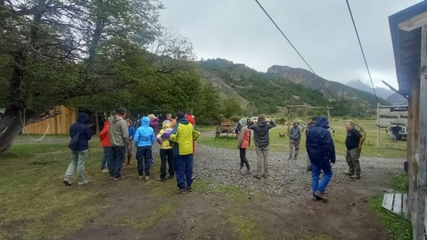 Turismo responsable: El CAP refuerza acciones de prevención en El Chaltén