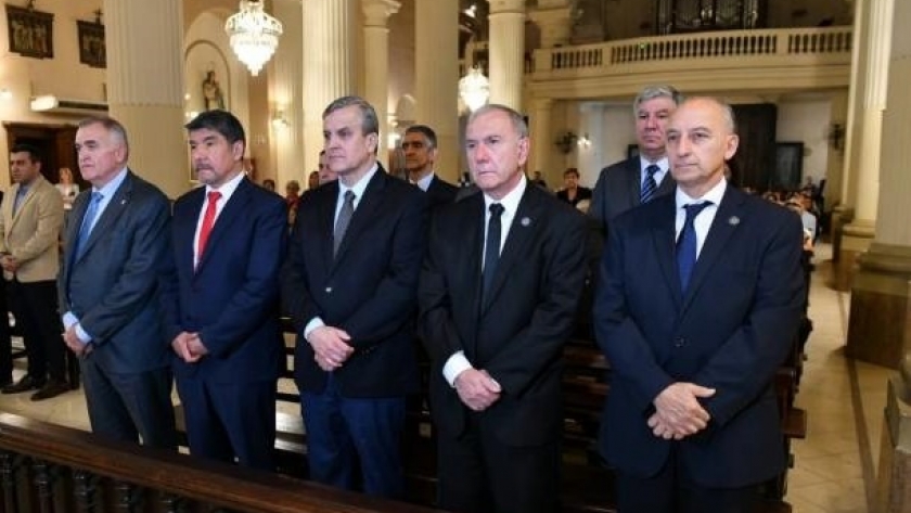 El Gobernador participó de la misa por el aniversario del Tribunal de Cuentas
