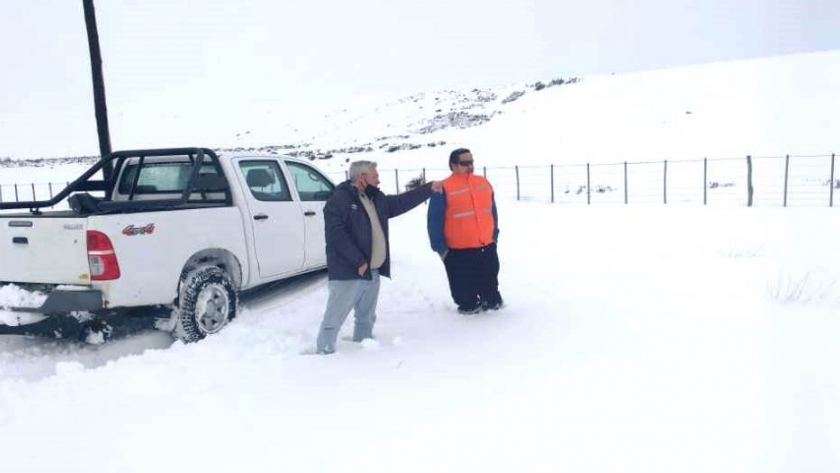 Aldea Beleiro: el gobierno del Chubut acompaña en proyectos de ganadería y producción comunitaria de hortalizas