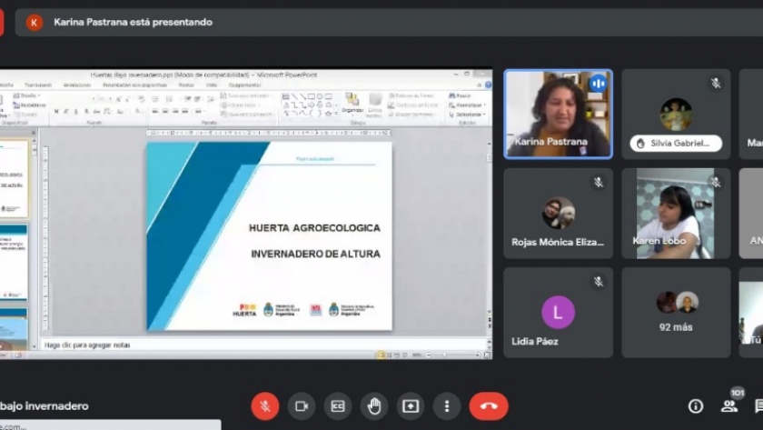 Gran interés en la capacitación sobre Huertas Agroecológicas Invernadero de Altura