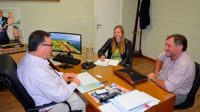 El titular de Vialidad recibió al intendente de Suipacha