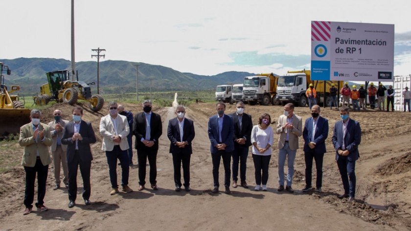 Catamarca: Katopodis y Jalil iniciaron las obras de la Ruta Provincial 1 y de revitalización del Dique El Jumeal