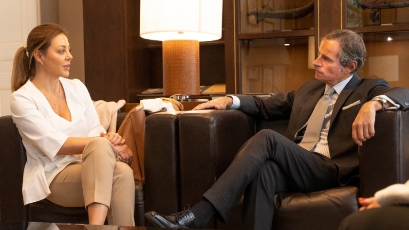 Royón dialogó con Rafael Grossi acerca del futuro de la energía nuclear en la Argentina