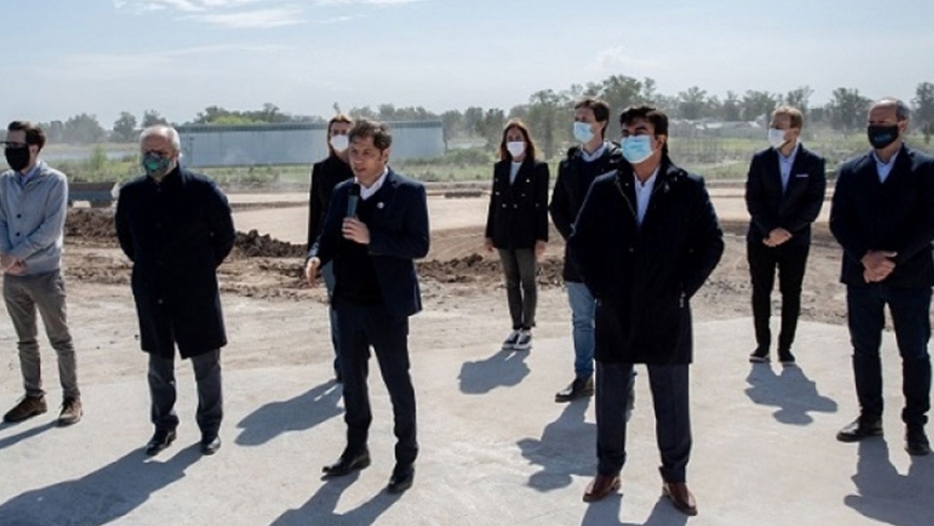 Kicillof participó del anuncio nacional de reactivación de obras públicas