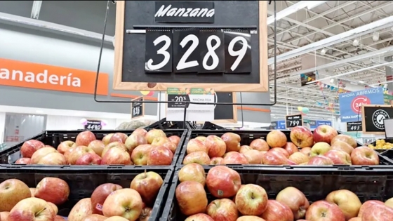 Los precios de la manzana en el mercado interno siguen en caída libre