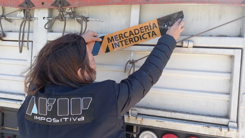 AFIP detectó más de 1200 toneladas de maíz sin registrar