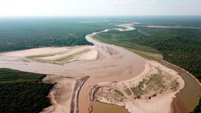 Las lluvias en el río Pilcomayo, permitieron el ingreso de las aguas al Proyecto Pantalón