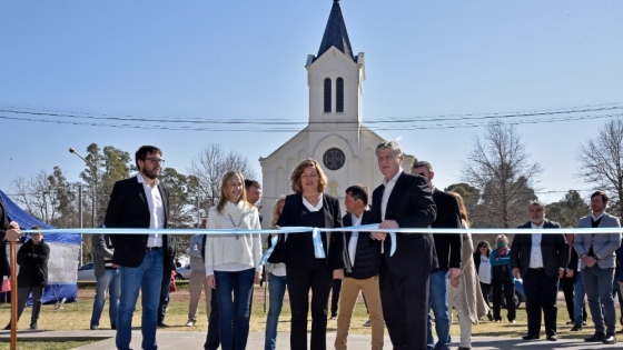 Ziliotto inauguró la plaza de Colonia San José y anunció obras para mejorar la conectividad en la zona