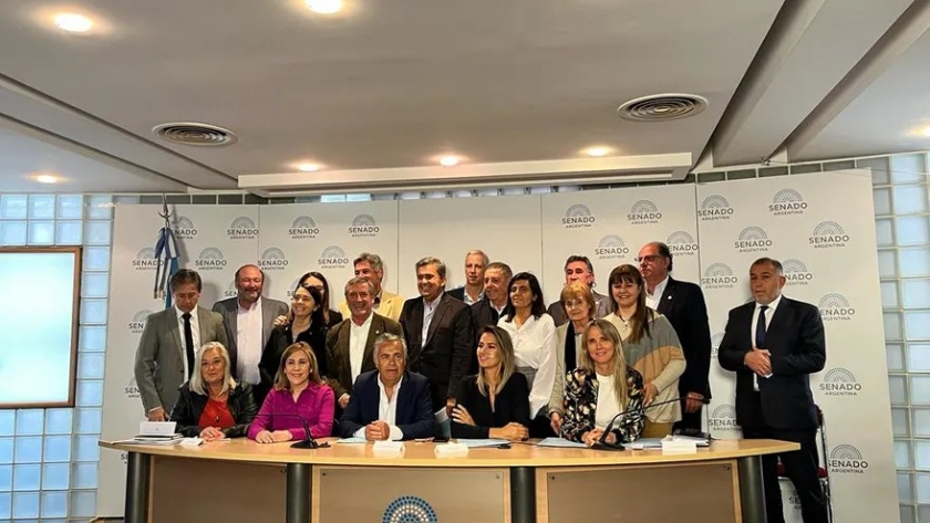 Orden institucional: la Mesa de Enlace desembarcó en el Senado y pidió agenda legislativa para el campo