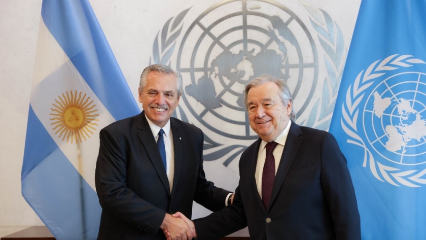 El presidente se reunió con el secretario general de la ONU, António Guterres