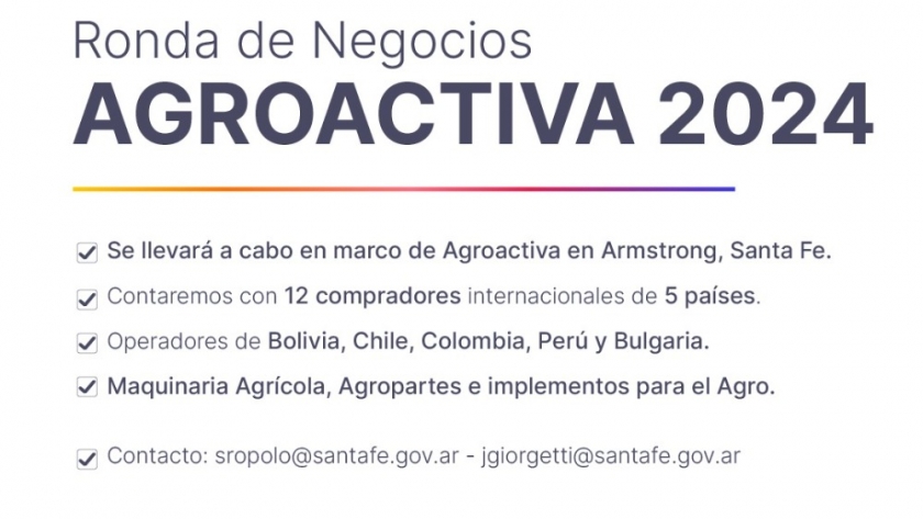 Convocatoria Ronda de Negocios Internacional