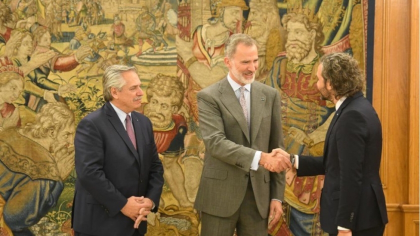 El Presidente se reunió con el Rey Felipe VI de España