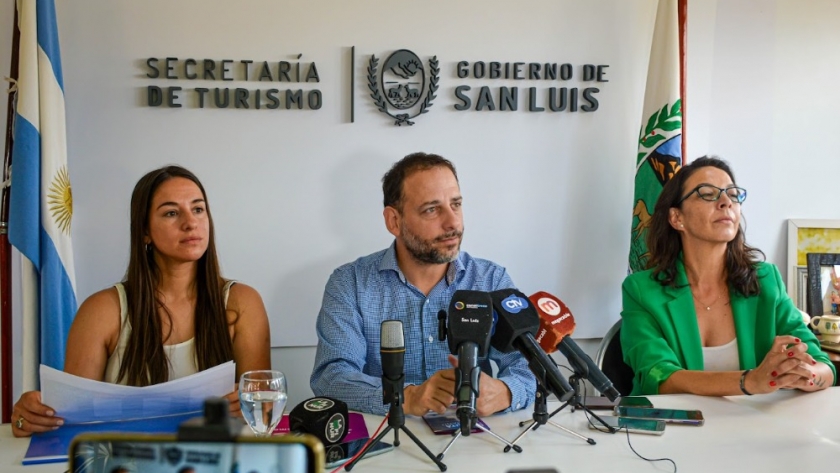 Presentaron la agenda turística, cultural y deportiva de San Luis