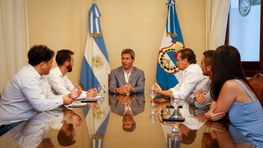 El gobernador Uñac recibió al jefe regional Cuyo de Anses