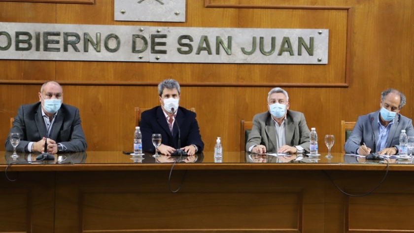 Sergio Uñac y Jorge Ferraresi se reunieron para analizar el trabajo conjunto entre Provincia y Nación