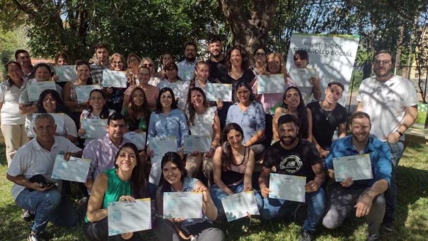 Finalizó curso de cuidado ambiental