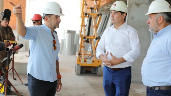 Valdés supervisó el avance del Hotel Marriott: “Corrientes necesita inversiones de este nivel”