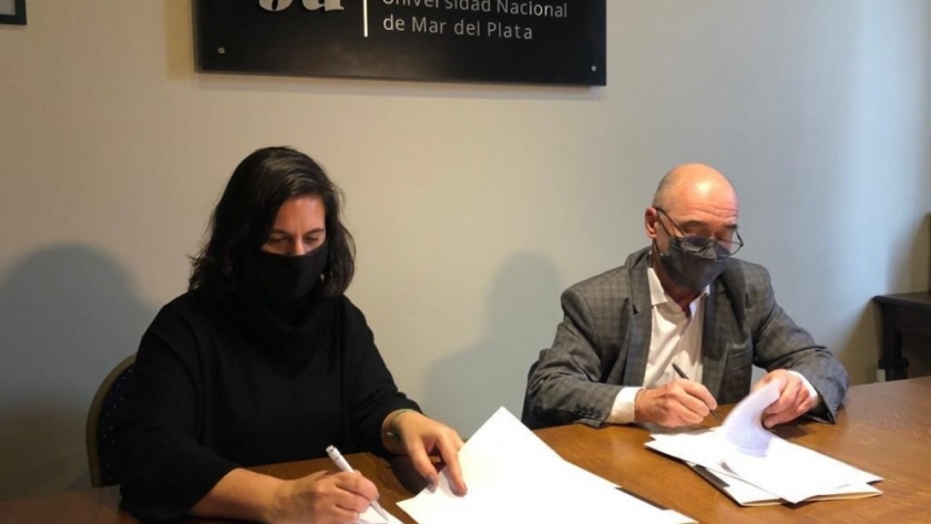 Firmamos un convenio con la Fundación de la Universidad Nacional de Mar del Plata