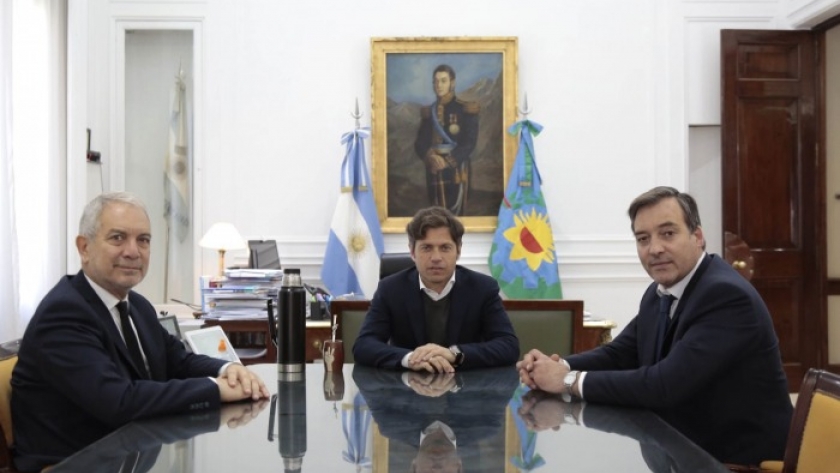 Kicillof se reunió con los ministros Soria y Alak