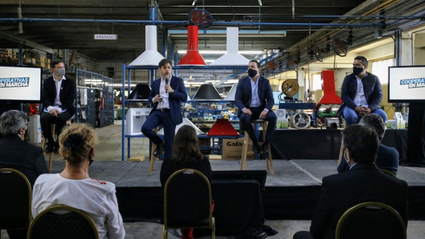 Kicillof y Costa presentaron el programa "Cooperativas en Marcha"