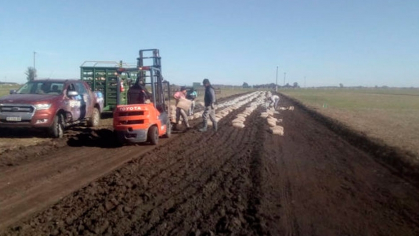 Caminos rurales sin barro, ni guadal: La tecnología llega al campo