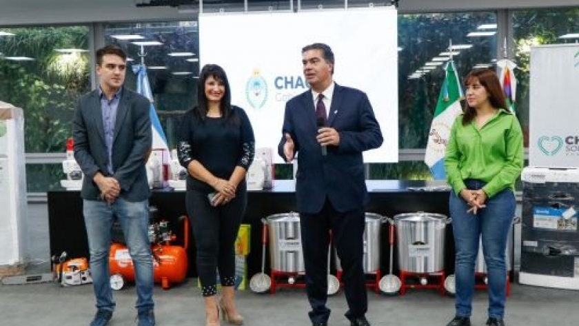 Chaco solidario entregó más herramientas e insumos para emprendedores del gran Resistencia