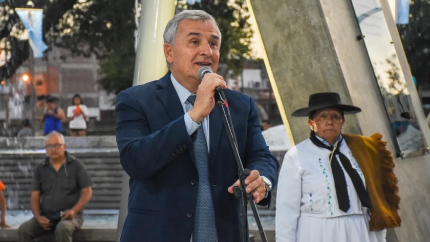 Morales participó de la inauguración del monumento a Manuel Eduardo Arias