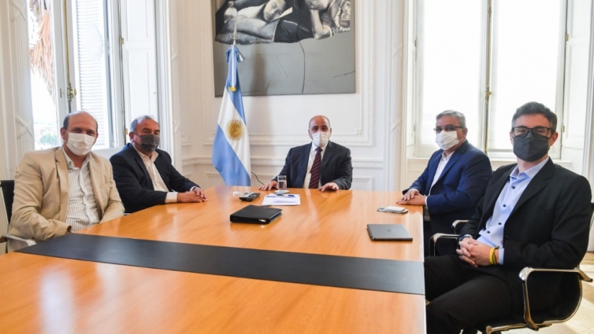 Raúl Jalil se reunió con el jefe de Gabinete de la Nación