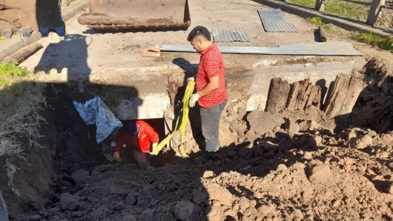 El Municipio habilitó el puente a Rancagua tras las intensas lluvias y avanza con obras viales clave