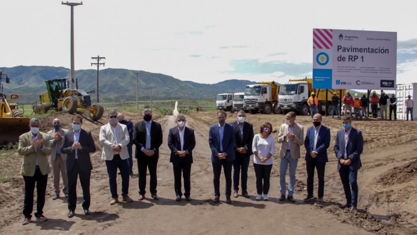 Catamarca: Katopodis y Jalil iniciaron las obras de la Ruta Provincial 1 y de revitalización del Dique El Jumeal