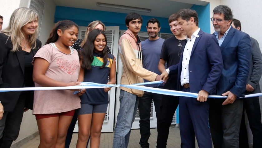Kicillof inauguró el nuevo edificio de la Escuela Secundaria N°17 en General Rodríguez