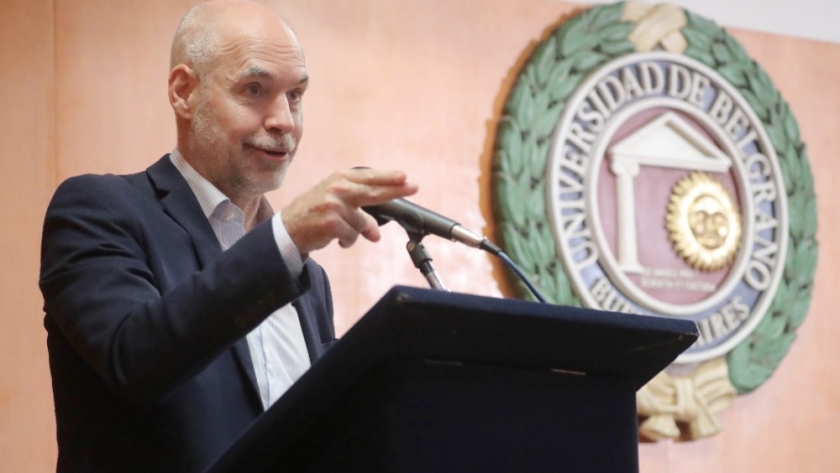 Rodríguez Larreta brindó una charla para estudiantes universitarios