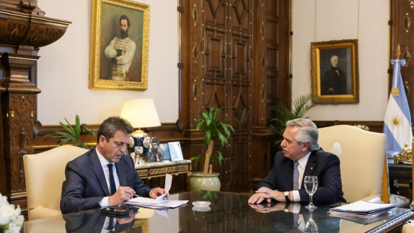 El presidente se reunió con el ministro de Economía