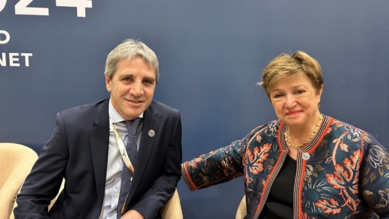 Luis Caputo se reunió con la Directora Gerente del FMI, Kristalina Georgieva