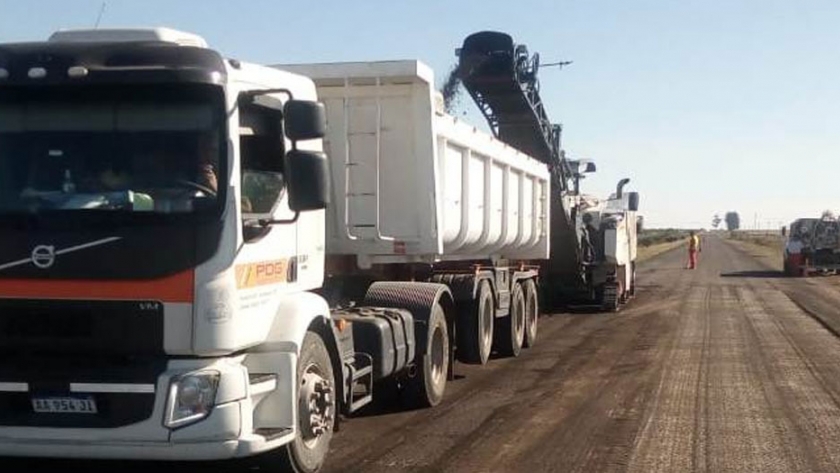 Ruta Provincial 129: comenzó la repavimentación de los 30 kilómetros de acceso a Monte Caseros