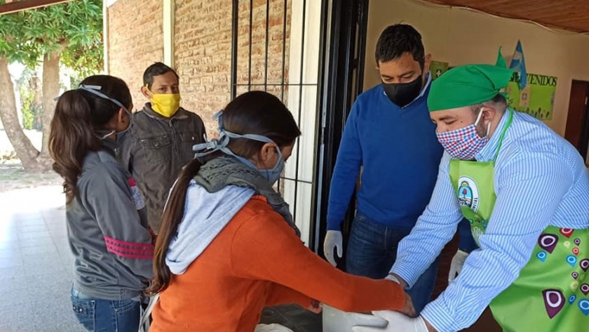 Desarrollo Social visitó el Comedor Nuestra Señora de Lourdes 