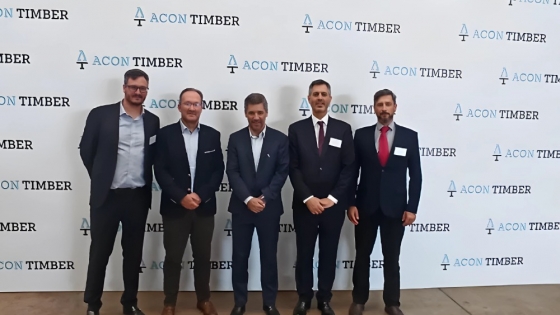 <La Cancillería estuvo presente en la inauguración de la nueva planta procesadora de la empresa ACON TIMBER