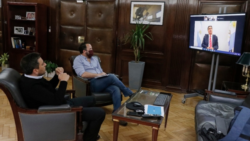 Cabandié y Capitanich dialogaron para avanzar en la modificación de la ley de bosques