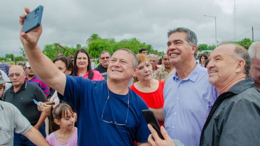 Capitanich inauguró obra en La Tigra, La Clotilde y San Bernardo