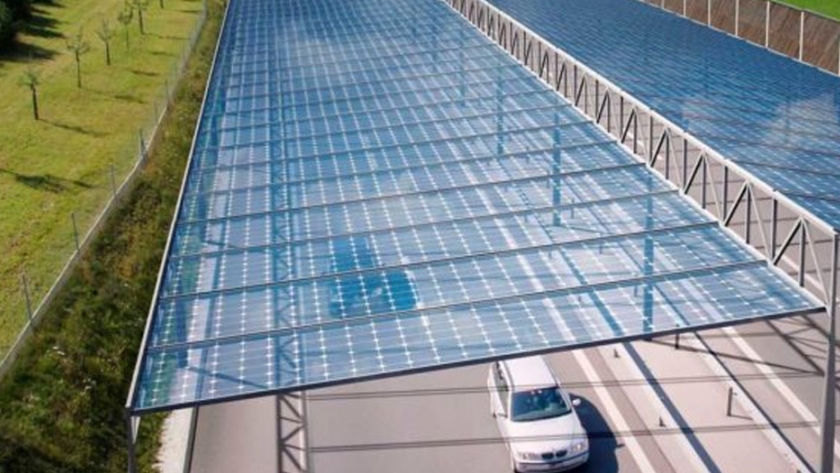 Un techo solar en las autopistas de Alemania para abastecer 1/3 de la energía necesaria del país