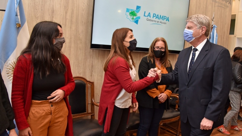 Ziliotto brindó con el periodismo pampeano