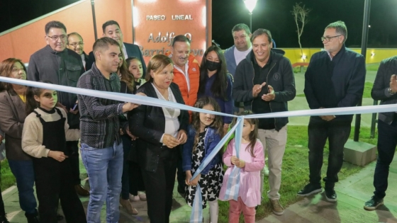 Quintela inauguró obras queridas en Cuipán