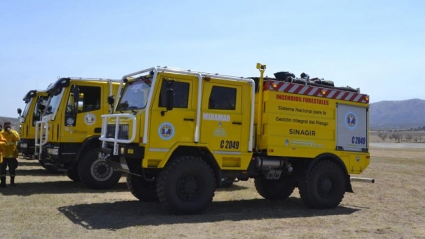 Se redujeron a cinco las provincias con incendios activos