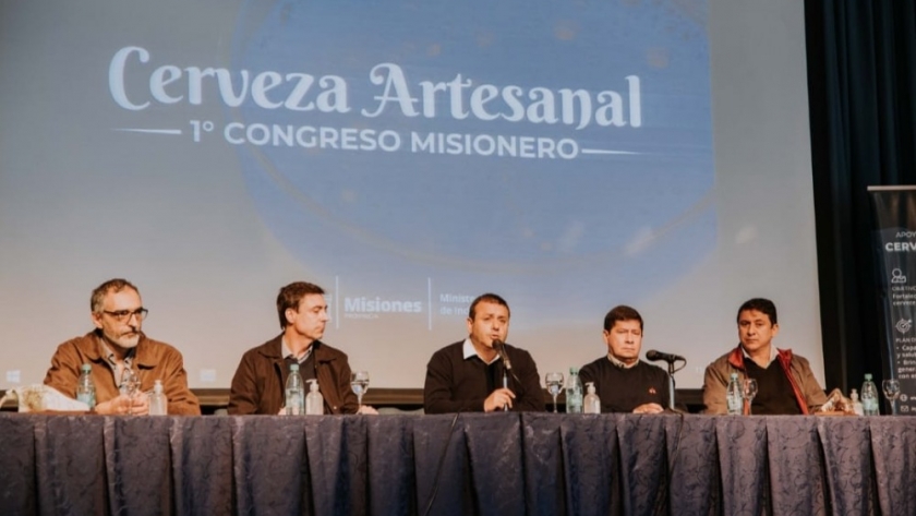 Herrera ahuad participó en la apertura del primer congreso misionero de cerveza artesanal