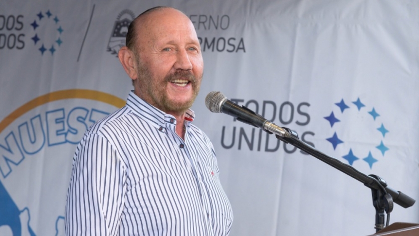 Insfrán: “Buscamos la transformación para tener una provincia grande y un pueblo feliz”