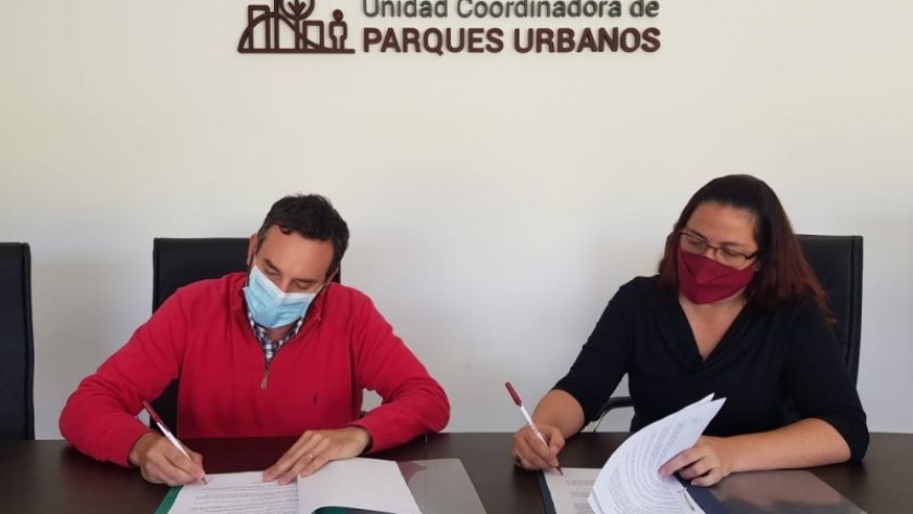 Los Parques Urbanos suscribieron un convenio para el reciclado de aceite vegetal