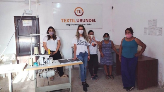 El Gobierno asiste a mujeres de Urundel en la reactivación de la cooperativa textil
