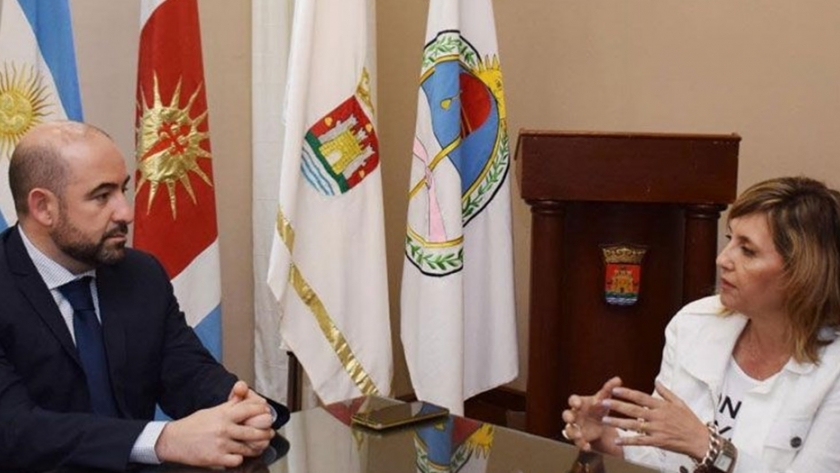 Fuentes recibió a Mirolo para una reunión de trabajo