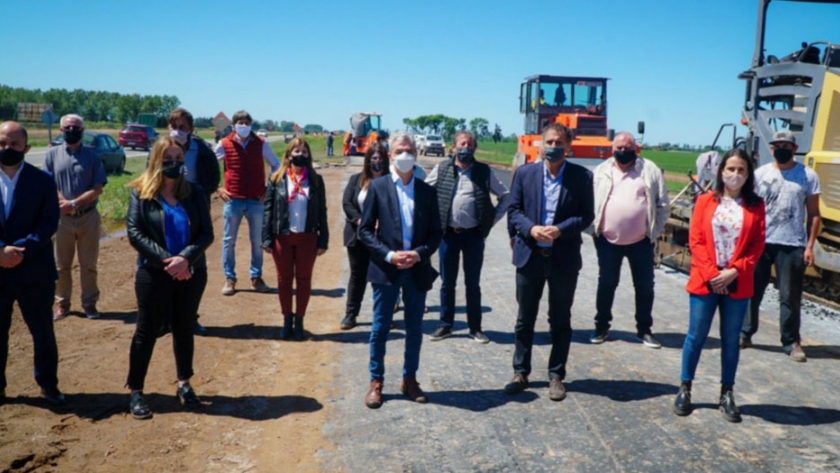Meoni y Katopodis recorrieron en Junín obras que impactarán en la región