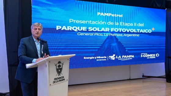 Ziliotto lanza nueva etapa del parque solar en General Pico